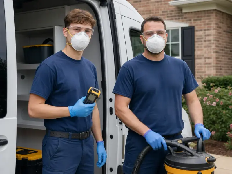 Mold removal service team serving Huntsville